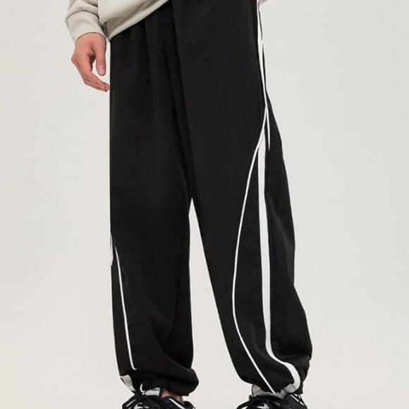 Men's Baggy Parachute Pants Wide Leg - Picture 2 of 3